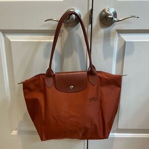 Longchamp Le Pliage Medium Tote Bag - Chestnut color